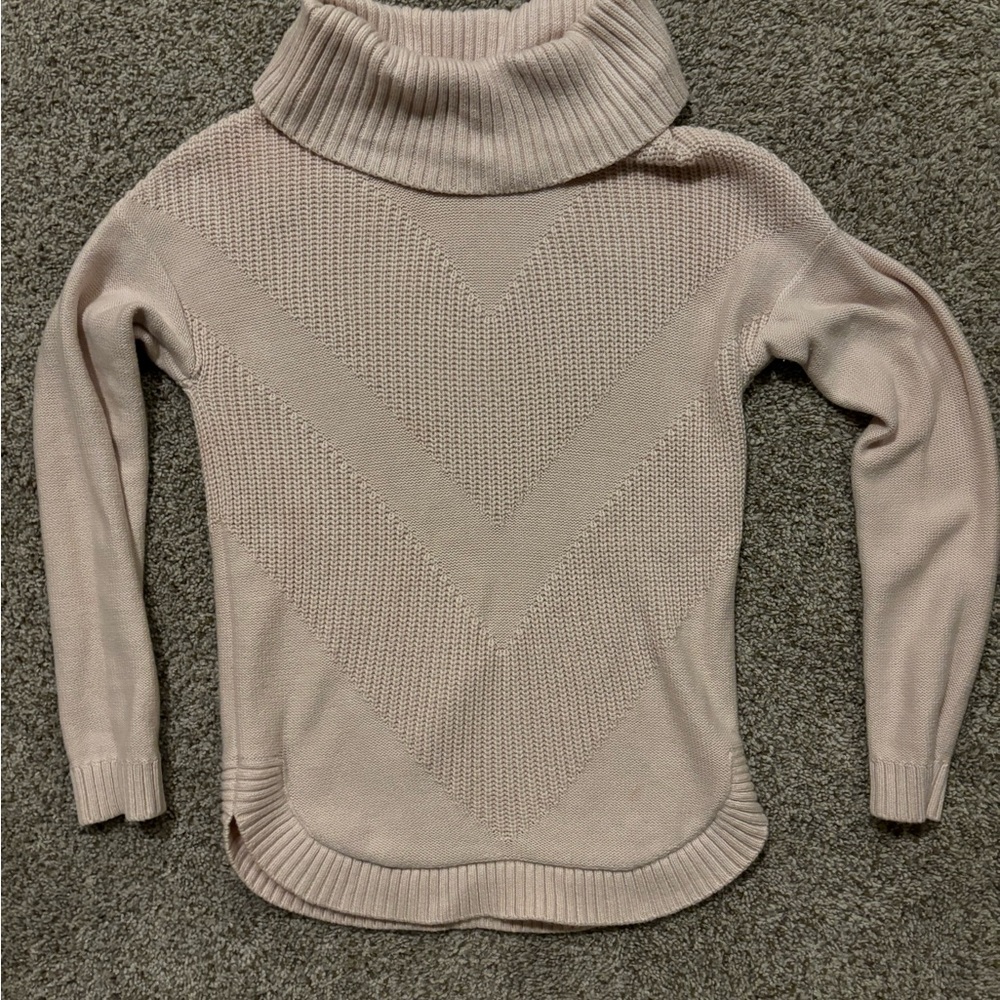 Cozy Beige Turtleneck Sweater